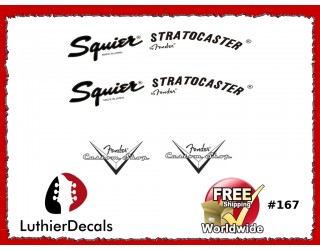  Squier Stratocaster Guitar Decal #167
